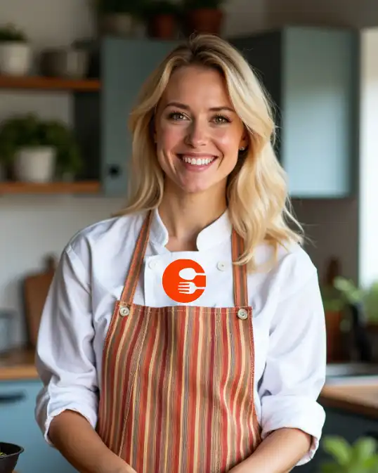 Chef Natalie smiling in the kitchen at ToLearnRecipes – About ToLearnRecipes